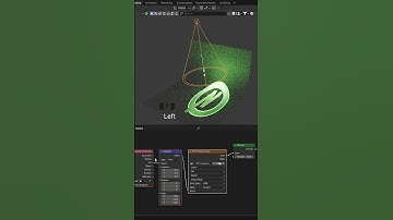 Blender 4.2 ||  Spotlight  Projector Logo Effect  #learnblender #blendercommunity