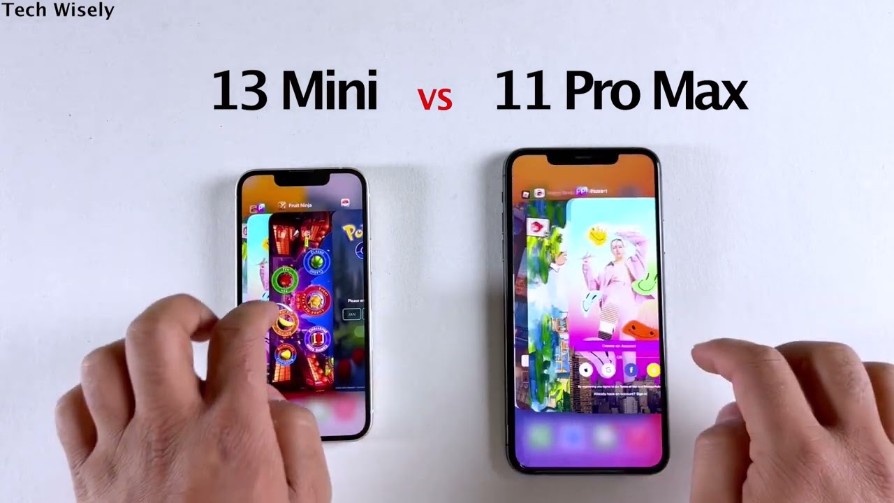 Iphone 13 Mini Vs 11 Pro Max Speed Test Youtube