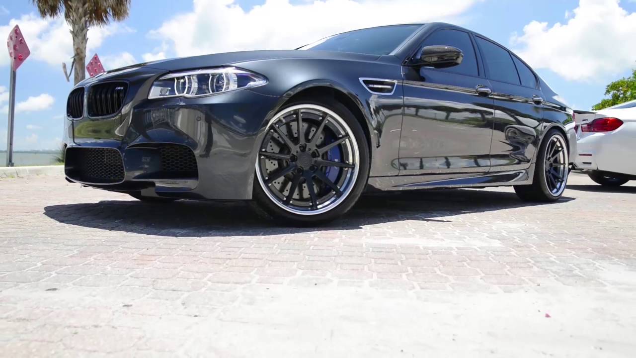 Strasse Wheels - Singapore Gray BMW F10 M5 - YouTube