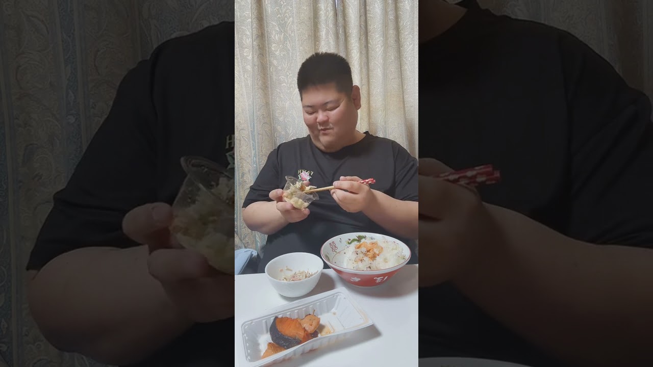 朝から大盛り行ってきます #それでは皆さん頂きます #朝活#朝飯#ショート #大食い 