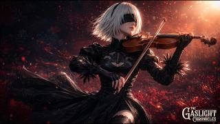 2B Playing Violin in a Red Field | Anime Focus Music [No Ads] screenshot 4