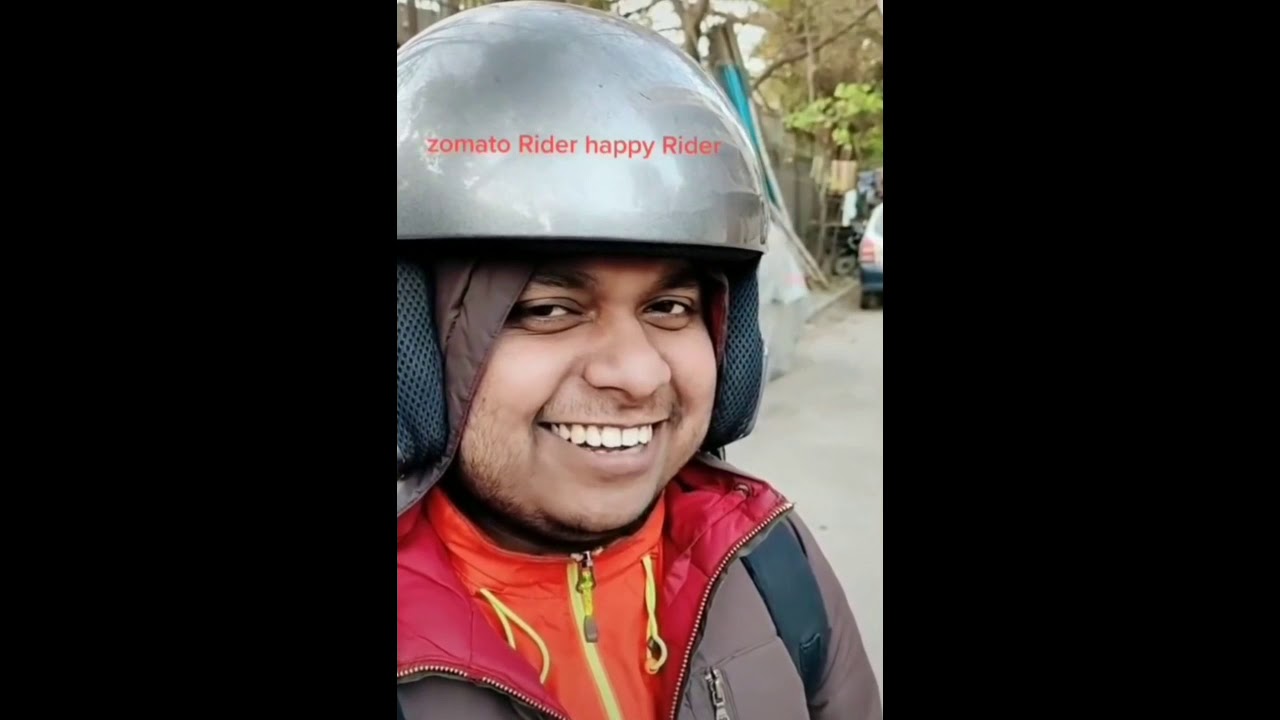 Zomato rider boy Sonu bhaiya, Zomato rider Sonu smile, smile Zomato