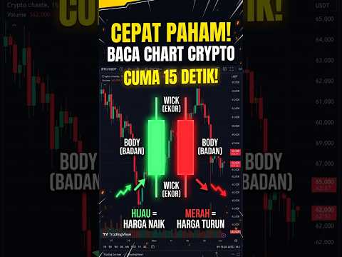 PAHAM CHART CRYPTO CUMA 15 DETIK! 📈 #shorts #cryptopemula #belajarcrypto #cryptoindonesia #btc