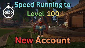 Speed Running to Level 100 With Demon Race on a NEW Account in The Forge Roblox