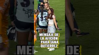 La afición azulcrema le mandó mensajes de aliento a Jana Gutiérrez #americafemenil #janagutierrez