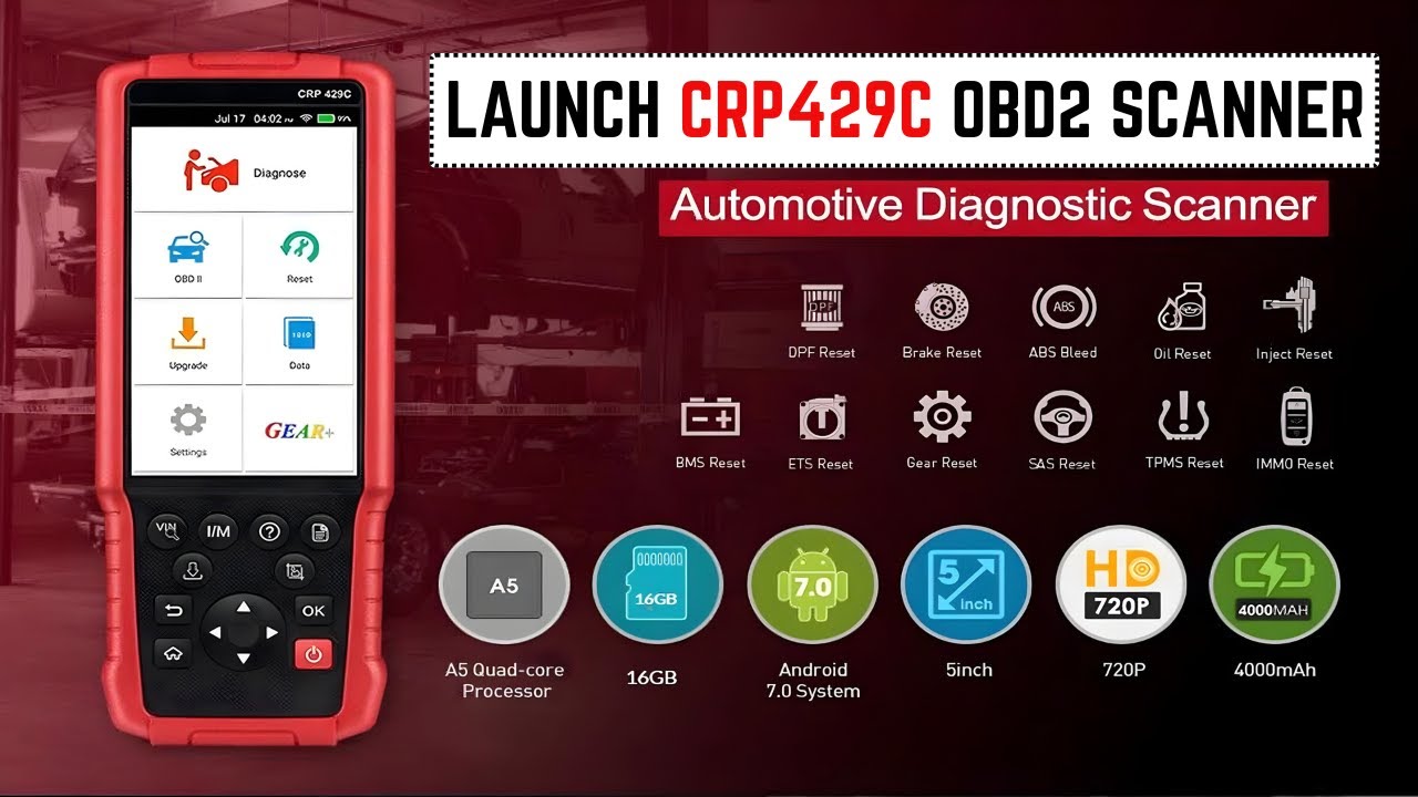 LAUNCH CRP429C OBD2 сканер — не покупайте, пока не посмотрите этот полный обзор!