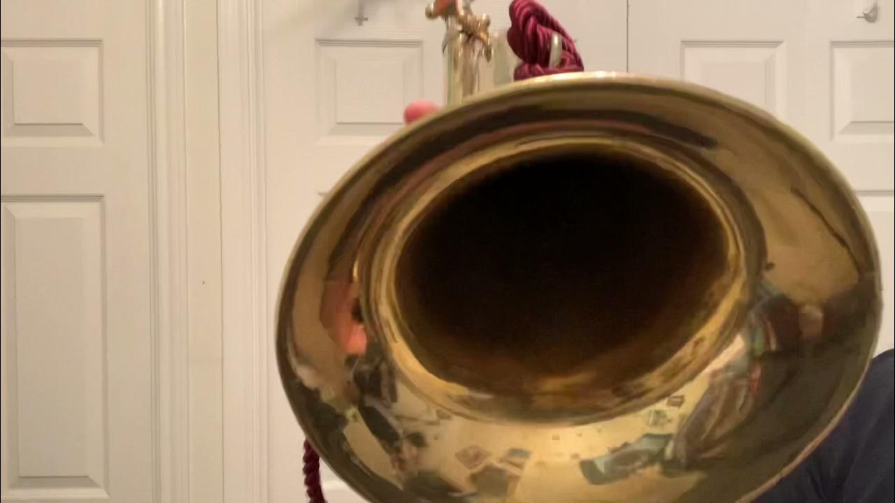 Early 1900s Lahera Spanish Carmen Military Bugle. Made in