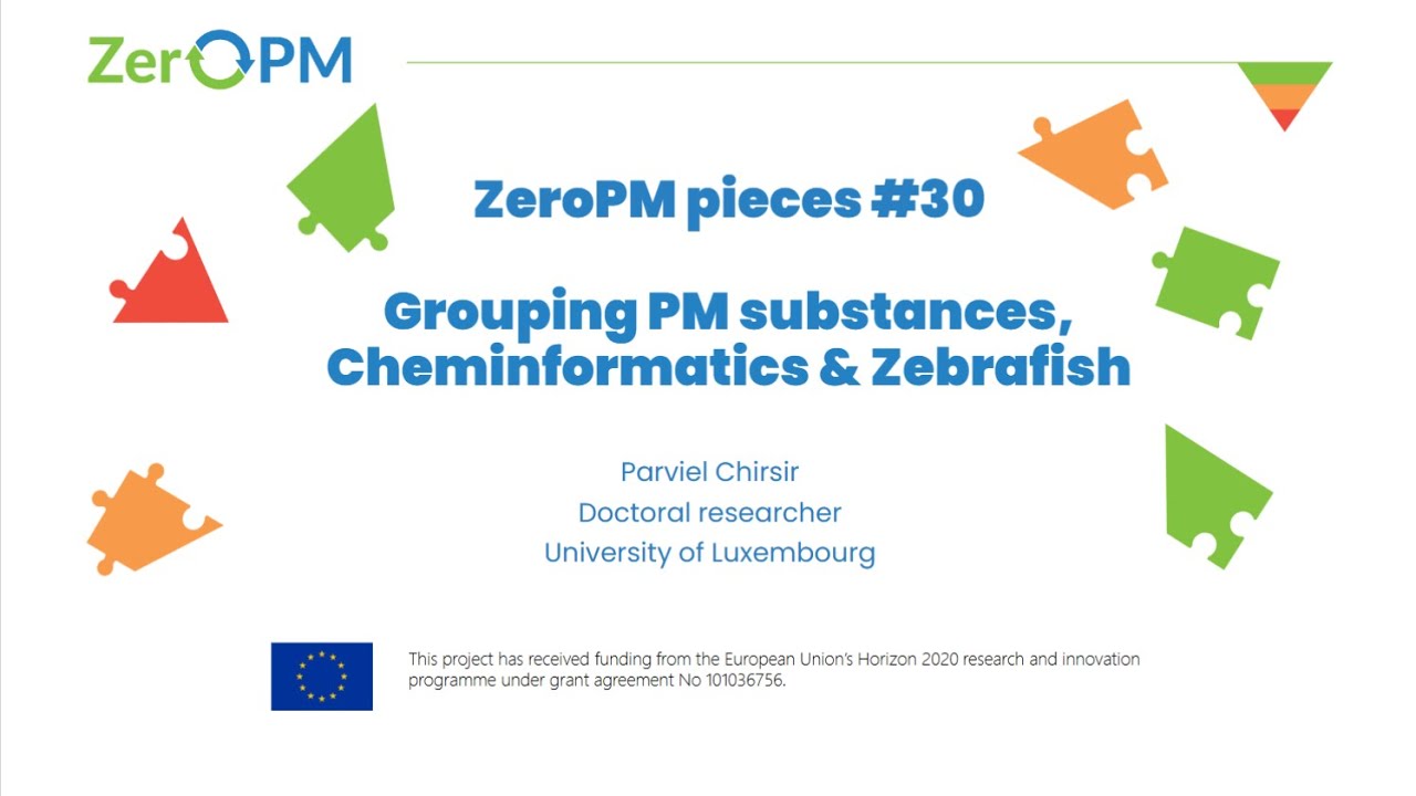 ZeroPM pieces #30: Grouping PM Substances, Cheminformatics & Zebrafish - with Parviel Chirsir