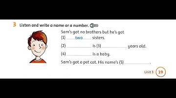 Get Ready For Starters 2nd Unit 3 Story and listening 3 Page 19