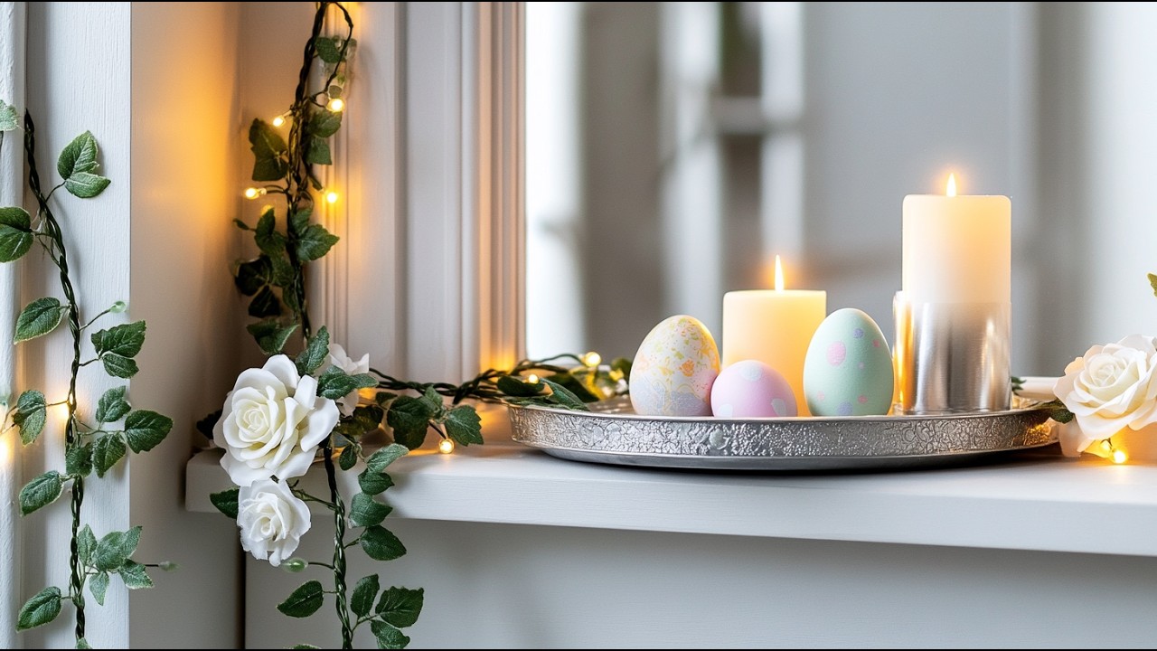 16 Small Space Hacks for Luxury and Glamour Spring Easter Decor