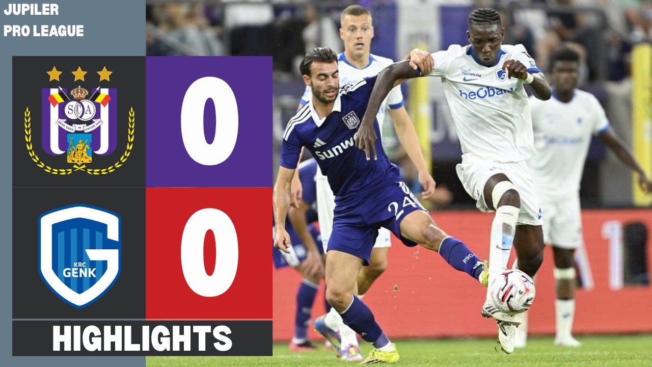 RSC Anderlecht - KRC Genk | 0-0 | Highlights | Pro League 2026-27 | anderlecht genk