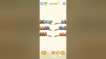 Bird Sort Colour GAMEPLAY LEVEL 115🔥Subscribe Channel@8-Bit games🔥