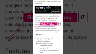 Flutter Gemini Library in Flutter #appdevelopment #mobileappdevelopment #flutterdevelopment