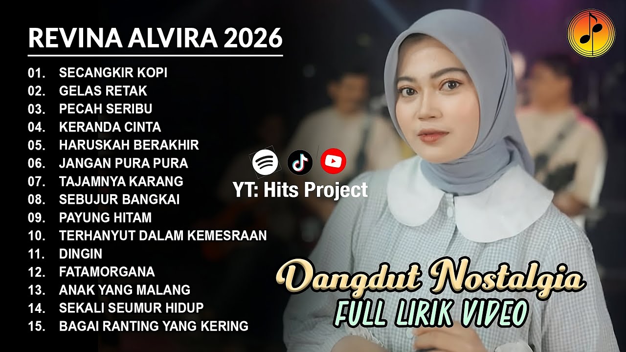 SECANGKIR KOPI - GELAS RETAK | KUMPULAN VIDEO LIRIK DANGDUT NOSTALGIA TERPOPULER GASENTRA