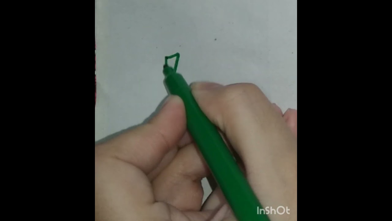 English Flower Writing Tips | Stylish Flower Writing Using Cut Marker |