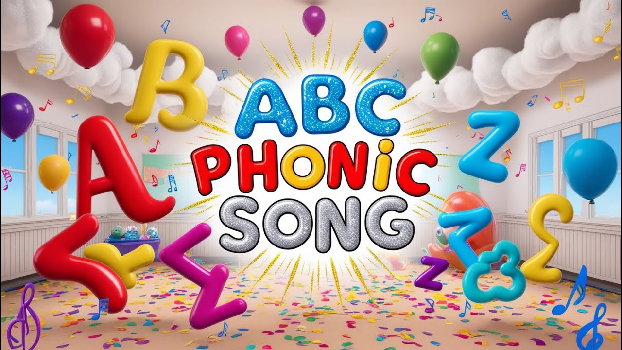 Fun ABC Phonics Song for Preschool Kids | Learn Letters & Sounds with ...