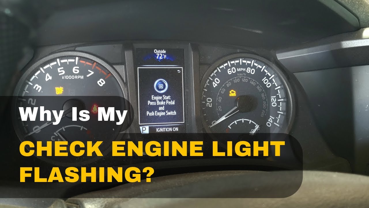 Why Is My Check Engine Light Flashing? - YouTube