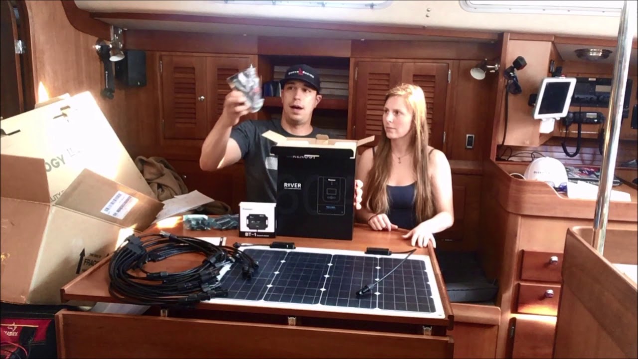 Tech Talk - Renogy Solar Panels Unboxing Video - Uncut - Sailing Sweet Ruca Vlog