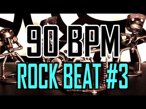 90-bpm---rock-beat-#3---4/4-drum-beat---drum-track