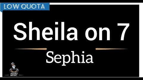 Sheila on 7 - SEPHIA (Official Audio)