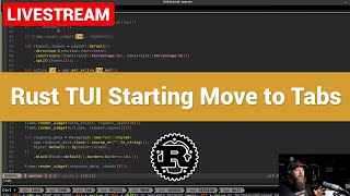 Rust TUI Doing Tabs with Ratatui