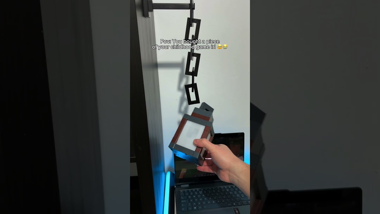 Look at how good this iron lantern from minecraft looks! 