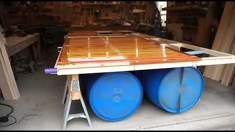 DIY Barrel Boat From Scratch With Boat Building Plans   Shocking Results