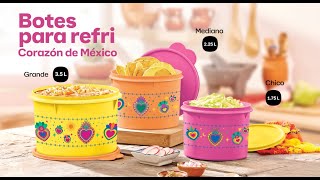 BOTES PARA REFRI CORAZÓN DE MÉXICO Tupperware®
