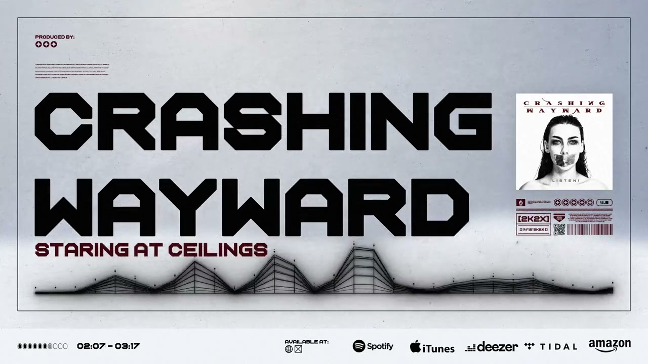 Watch Crashing Wayward - Staring At Ceilings (Visualizer) on YouTube Watch Crashing Wayward - Staring At Ceilings (Visualizer) on YouTube