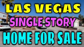 Las Vegas Single Story Home For SALE  with NO HOA