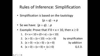 COT 3100   Wk 4   Proofs:Quantifiers