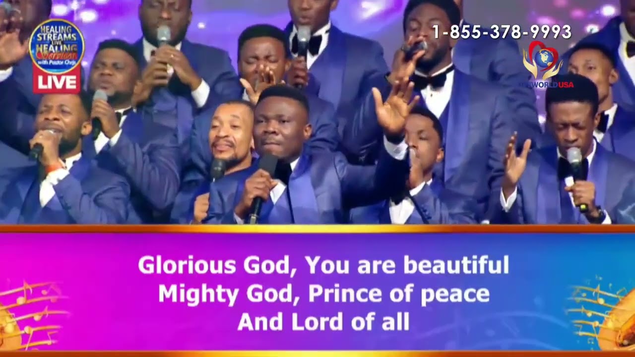 Pastor Chris  Moment Of Worship at the Healing Streams Live Healing Service