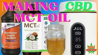 Homemade CBD MCT Oil Tincture made with the 🌿 Herboven Decarboxylator + Double Strength Recipe