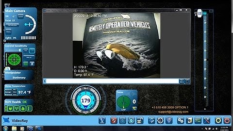 VideoRay Basic Training Video #9 - VideoRay Pro 4 Cockpit Control Software Overview