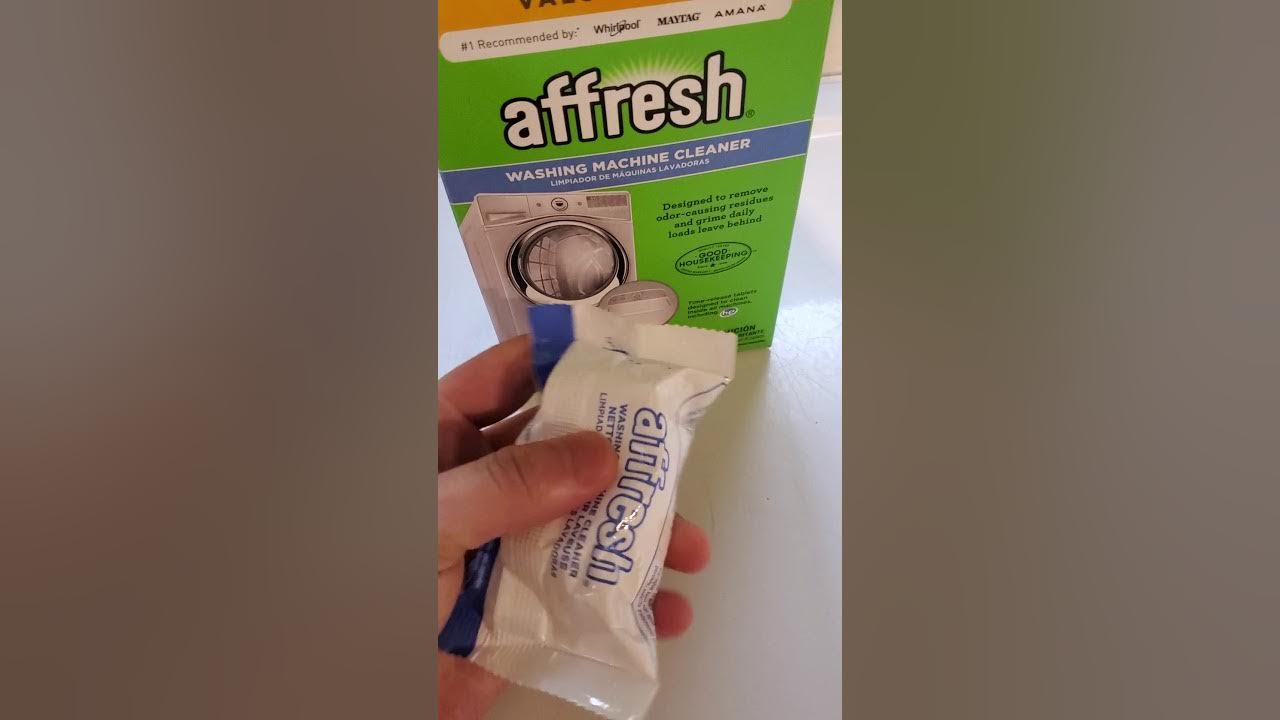 Using Affresh Washer Cleaner YouTube