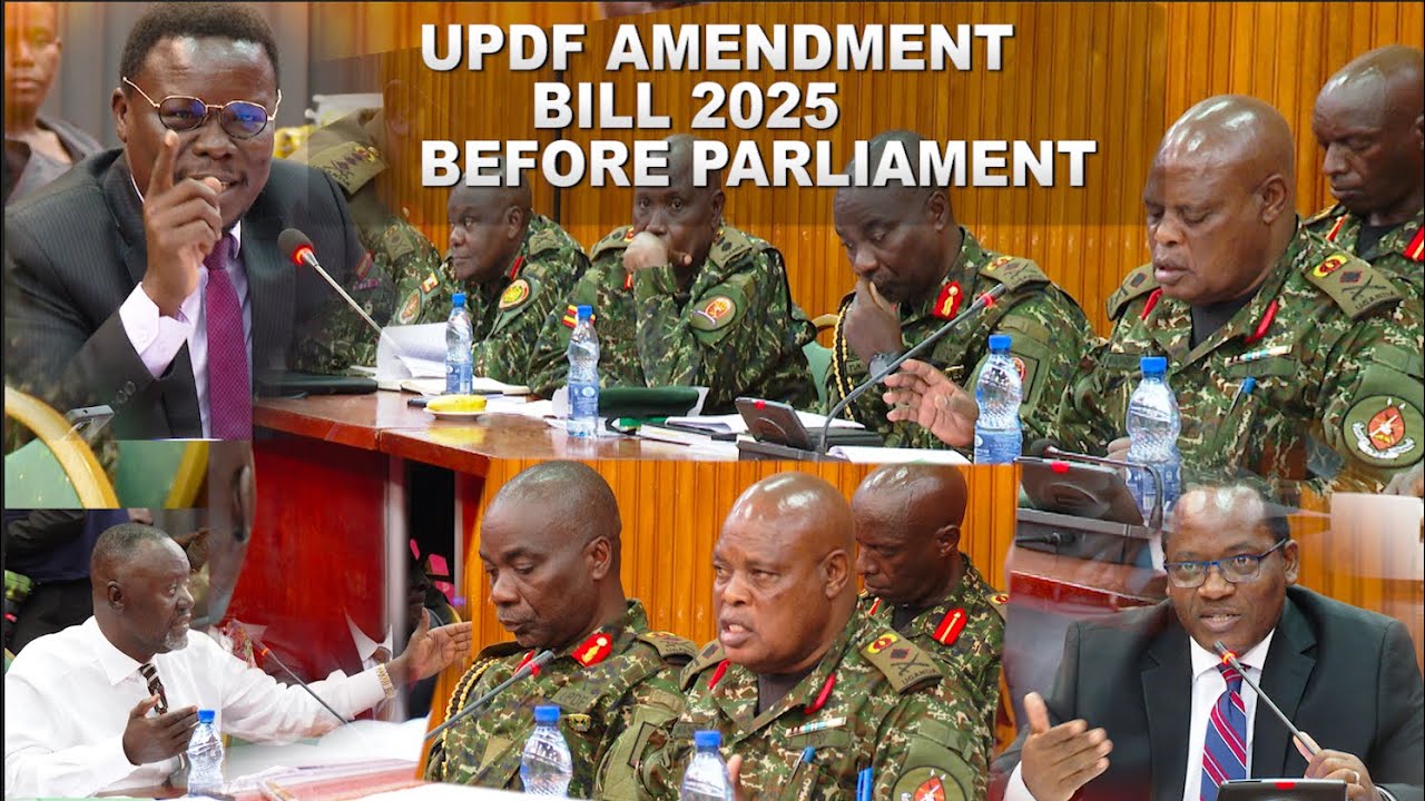 Top UPDF officers grilled over UPDF Amendment BILL - AG Kiwanuka faces hard time to convince MPS