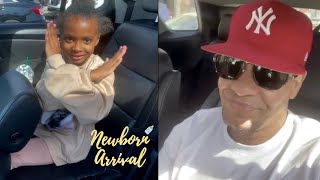 Peter Gunz Gets Amina Buddafly To Pick Him Up From The Airport To Visit Their Daughters! ✈️