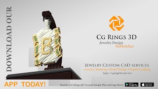 Pendant With Letter B - 3D CAD video