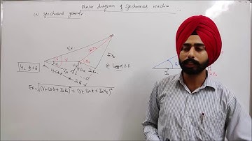 Lec-77 Phasor diagram of synchronous machine (PSPCL-JE)