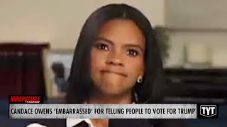 WATCH: Candace Owens Admits Being 'Embarrassed' For Backing Trump