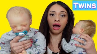 Reborn Twin babies Morning Routine Reborn video