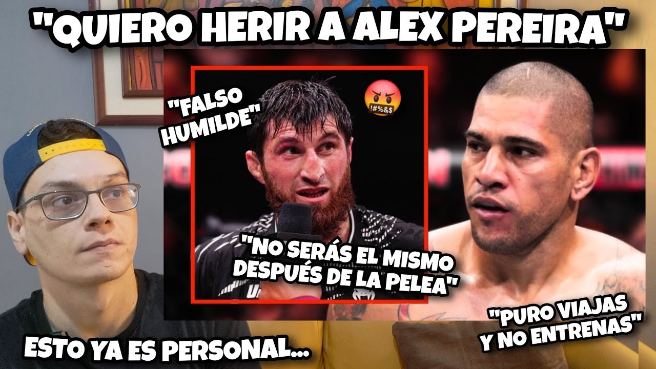 ANKALAEV una máquina de HABLAR BASURA sobre ALEX PEREIRA‼️ ALI anda ...