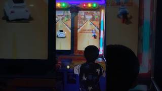 Kids Playing Racing Arcade Game #shorts #racing #gaming screenshot 5