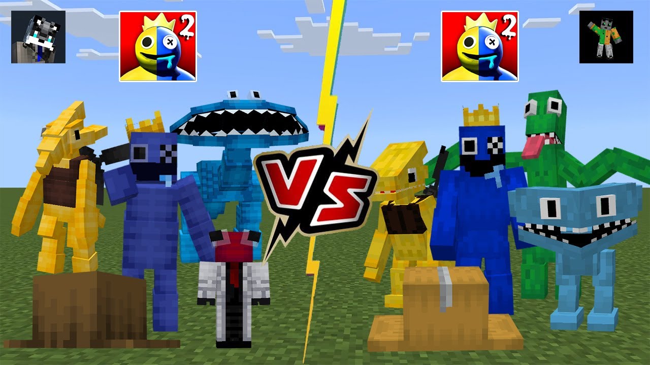 IF LEGO Rainbow Friends was in Minecraft Chapter 2 (Roblox) - Animation vs.  Minecraft 