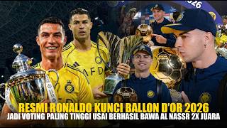 Brace Juara..!! France Football Nyatakan Ronaldo Kunci Ballon D'or 2026 : jd Voting Paling Tinggi