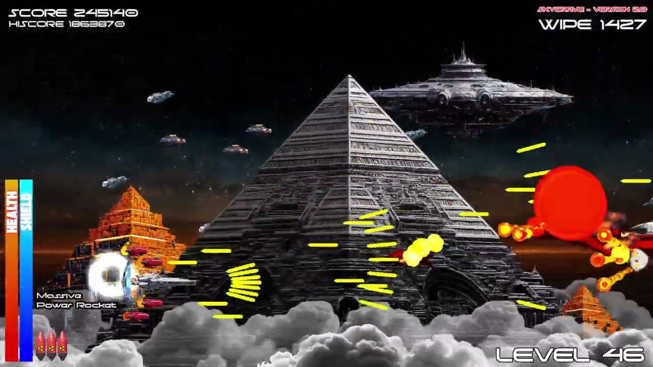 Skygrave // Expert Level Gameplay // New SHMUP Identified.