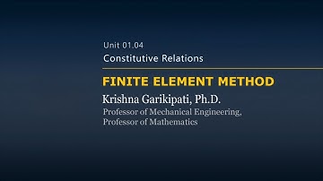 Constitutive Relations — Lesson 3