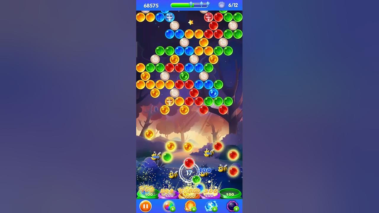Bubble Shooter 3 Bubble Pop Game Level 46 - 50 🥽 ( Penembak