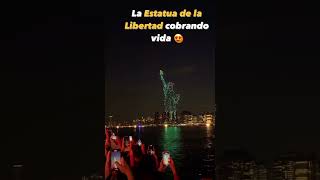 La Estatua 🗽de la libertad cobrando vida 😍 #popmontana #usa #nyc #reels #viral #newyork #ny #new