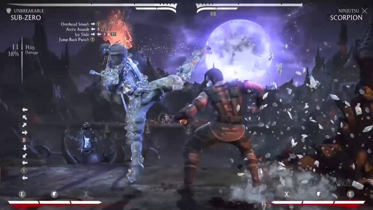 Unbreakable Sub Zero Tech 2-29 (Mortal Kombat XL)